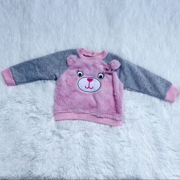 Girls Pink Fleece Sweater Sz 18 M Duck Duck Goose - Picture 3 of 10